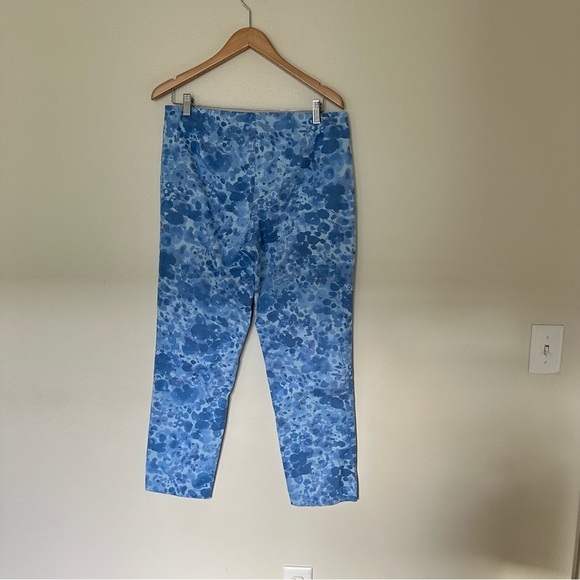 NWT J. JILL Blue Abstract Print Pants - Picture 6 of 6